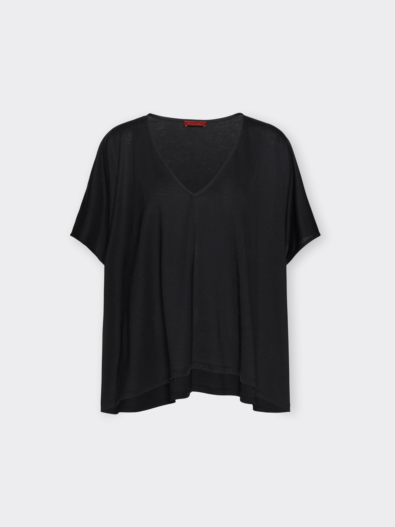 T-shirt scollo a V image number 4