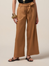 Pantaloni palazzo misto cotone image number 3
