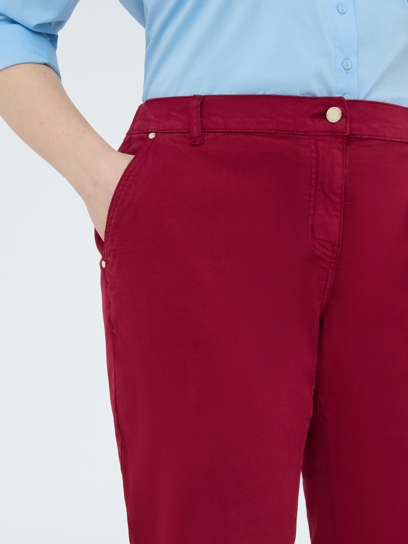 Pantaloni Chino in cotone image number 3