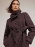 Tailored coat with belt image number 3