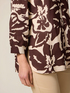 Übergroße Baumwollbluse mit Muster image number 2