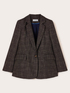 Single-breasted dye-woven blazer image number 4