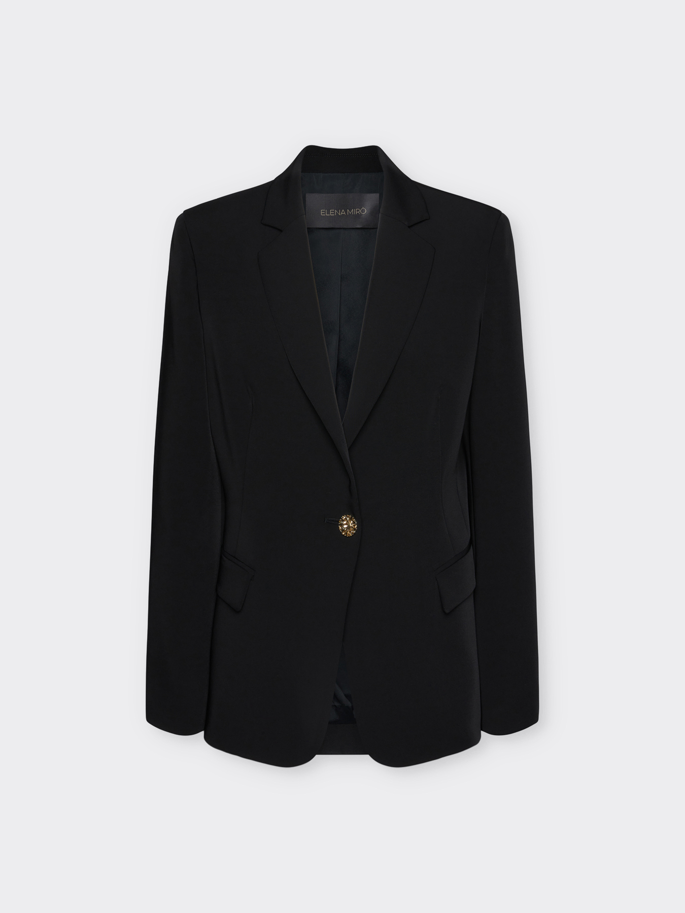 Blazer in cady stretch image number 4