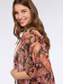 Kimono in creponne stampa paisley image number 2