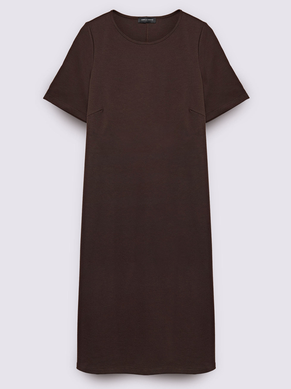 Long dress in Milano stitch