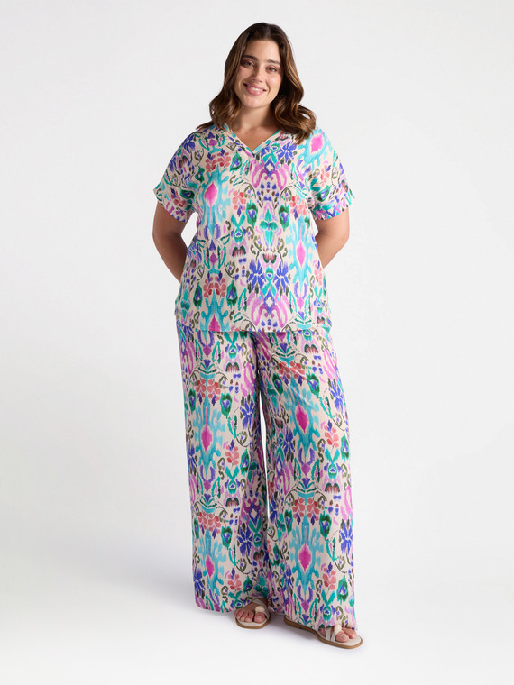 Bedruckte Bluse