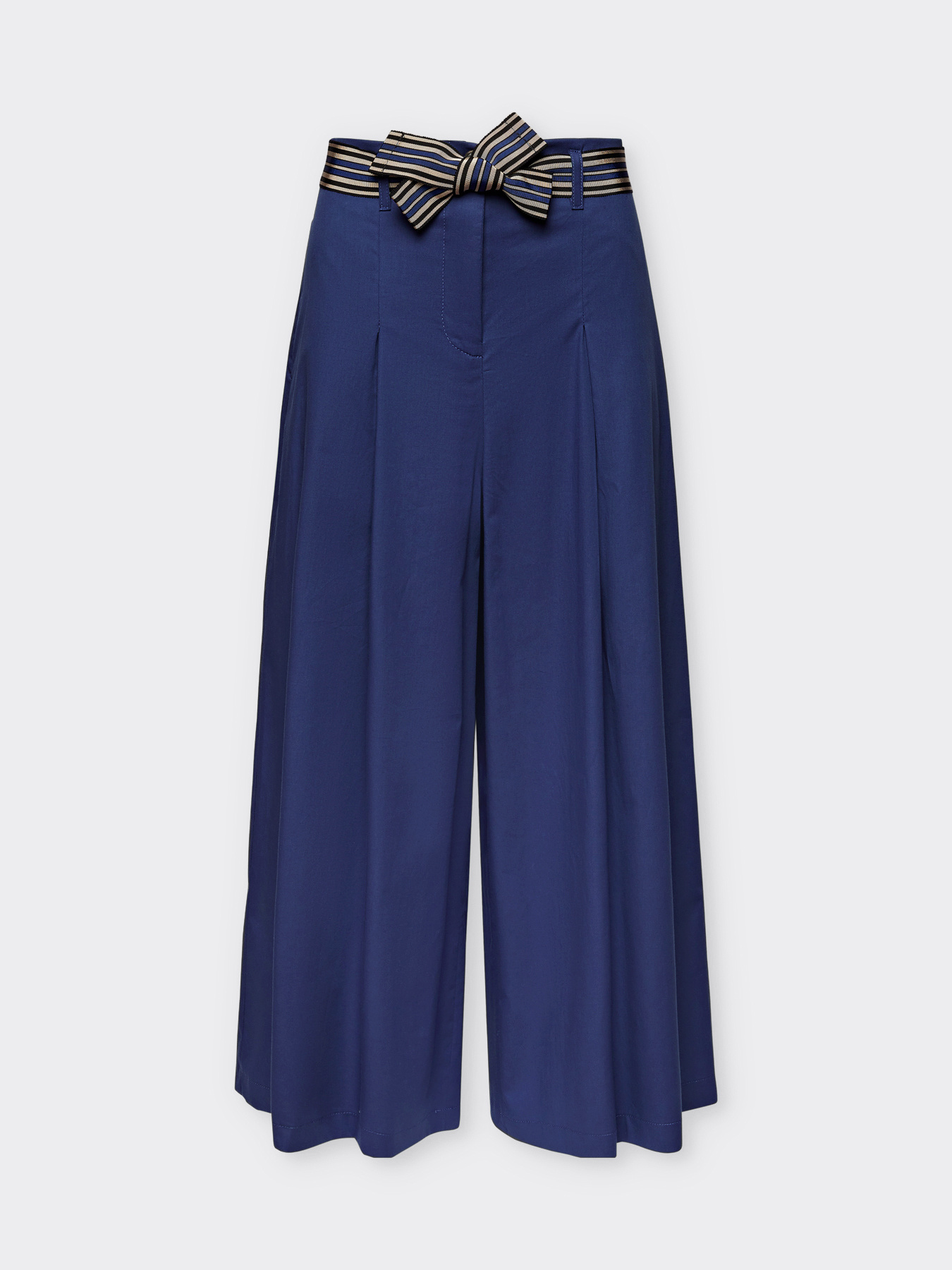 Pantalon large avec ceinture à rayures image number 4