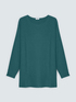 Ribbed sweater with kimono sleeves image number 4