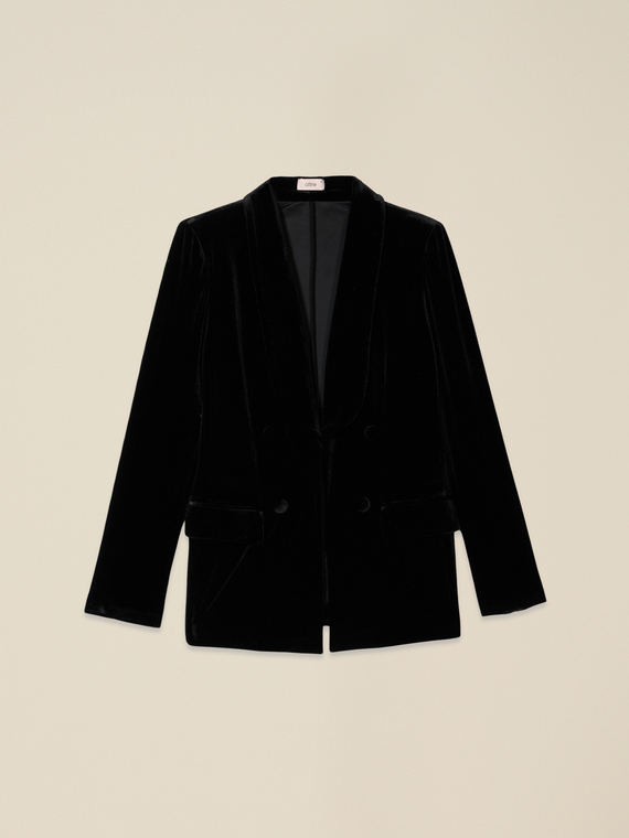 Blazer in velluto