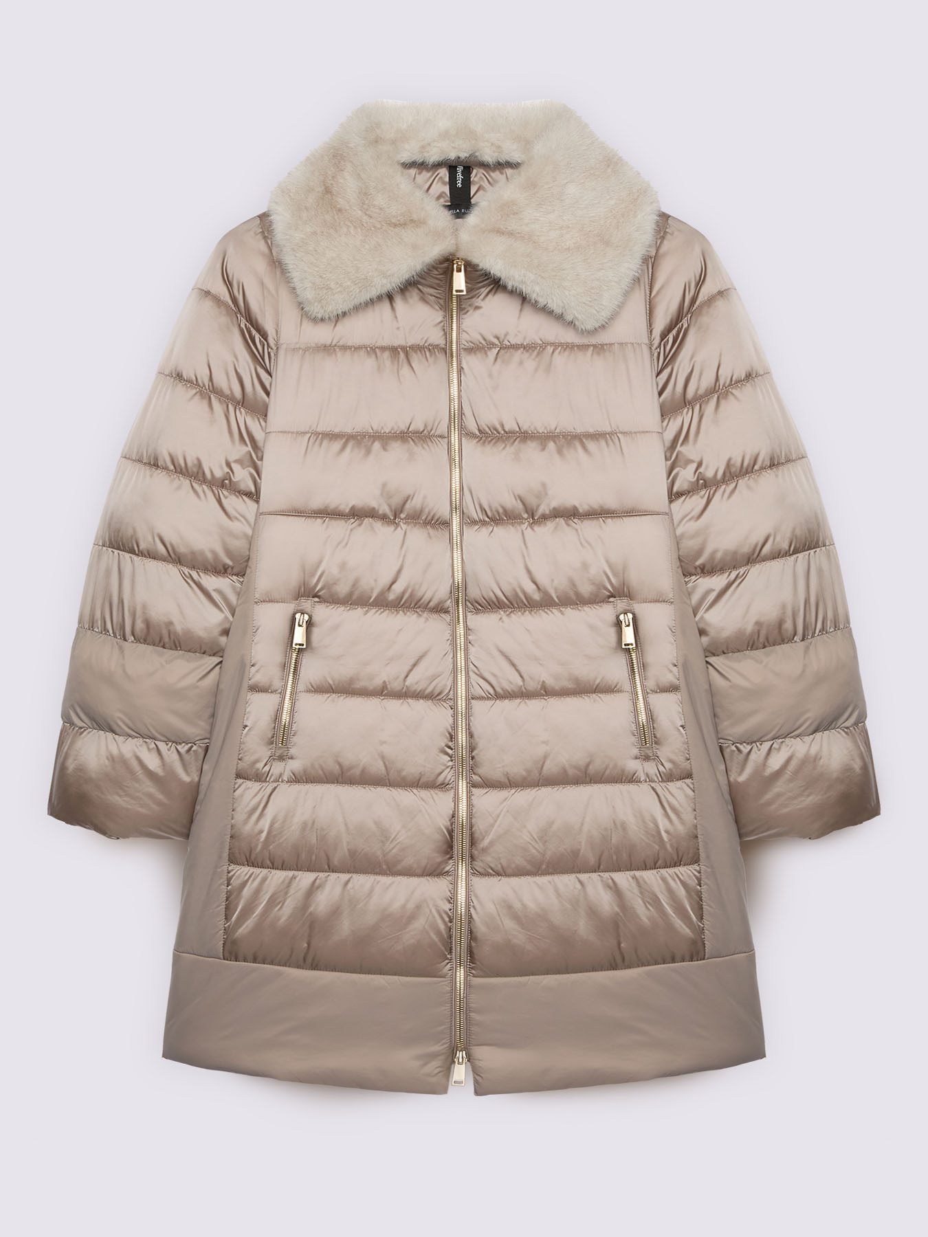 Bi-material down jacket with Sorona&reg; Aura padding image number 4