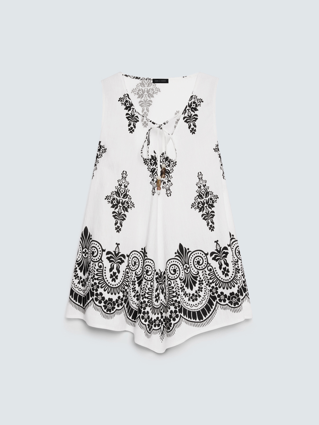 Top en viscose avec imprim&eacute; image number 4
