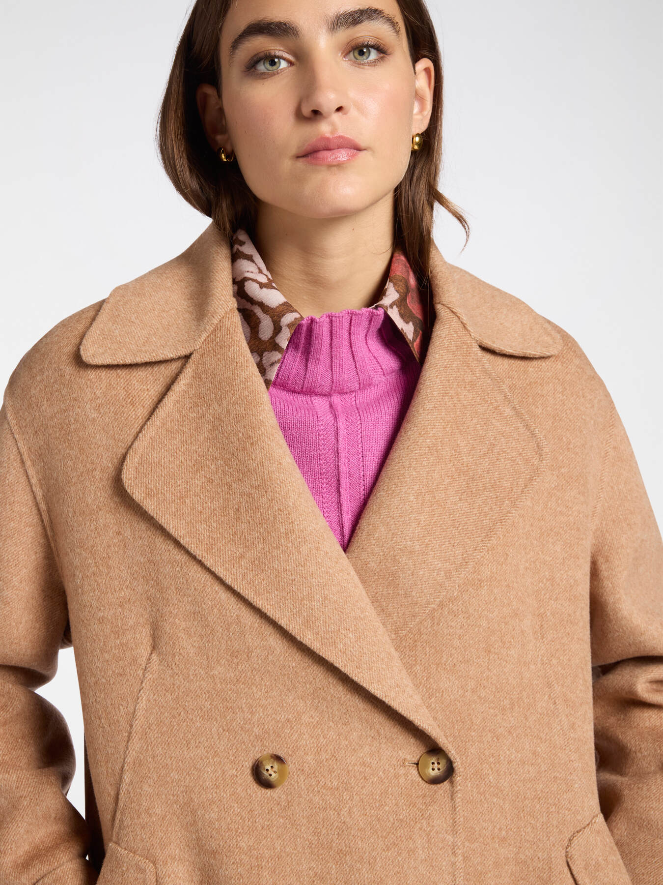 Cappotto midi in lana image number 3