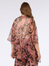 Kimono en crêpe imprimé cachemire. image number 1