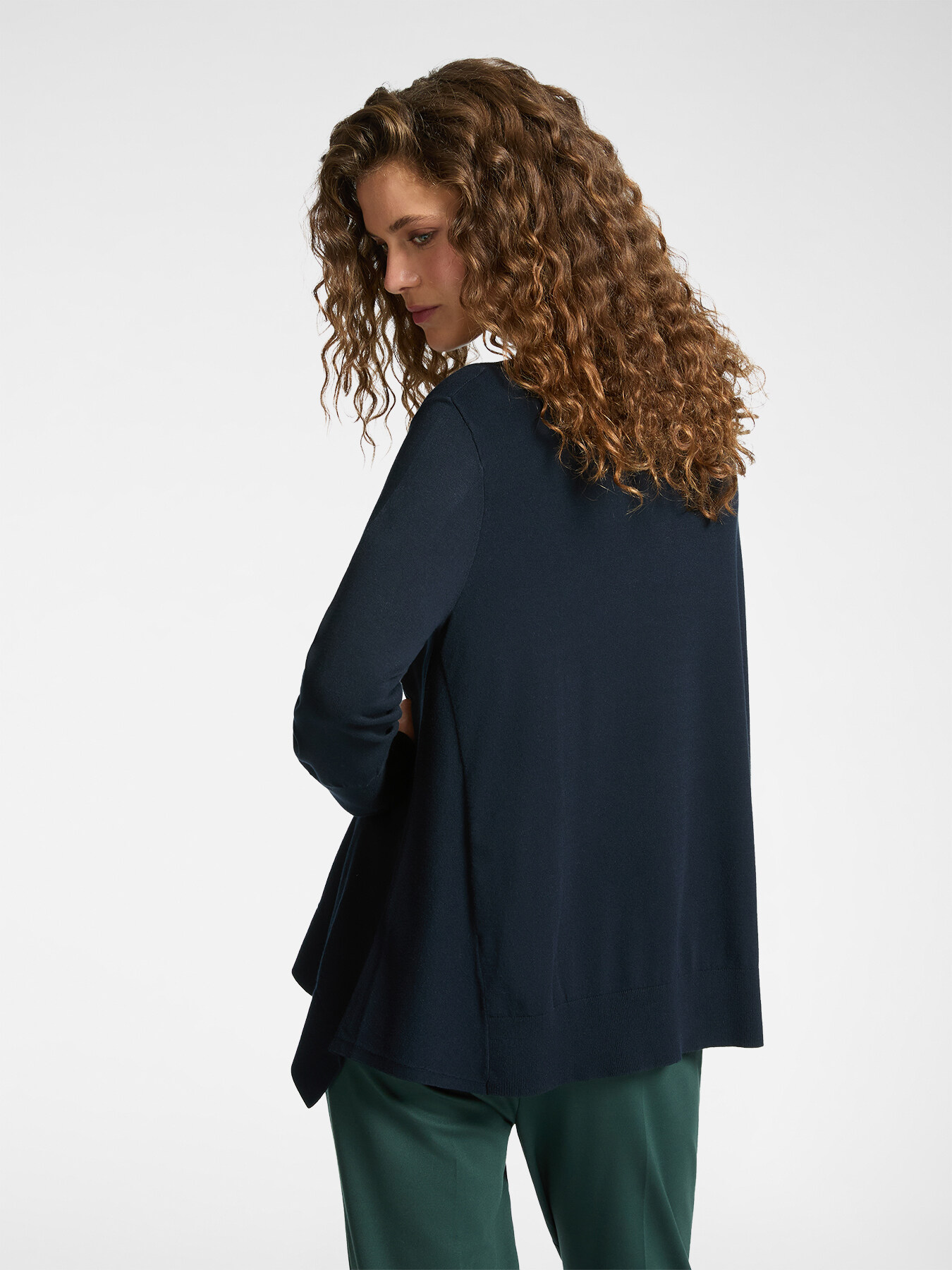 Pull ample avec col amovible image number 1