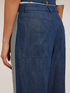 Palazzo-Hose mit Denim-Effekt und Seitenstreifen image number 3