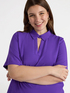 LENZING™ ECOVERO™ viscose boxy blouse image number 3