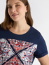 T-shirt with printed insert image number 3
