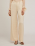Pantaloni palazzo in raso satin image number 2