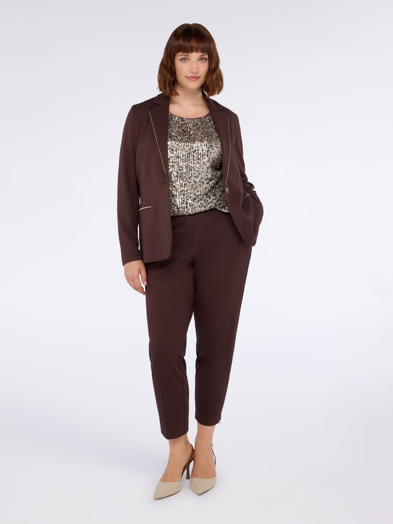 New York Hose aus Punto Milano image number 2