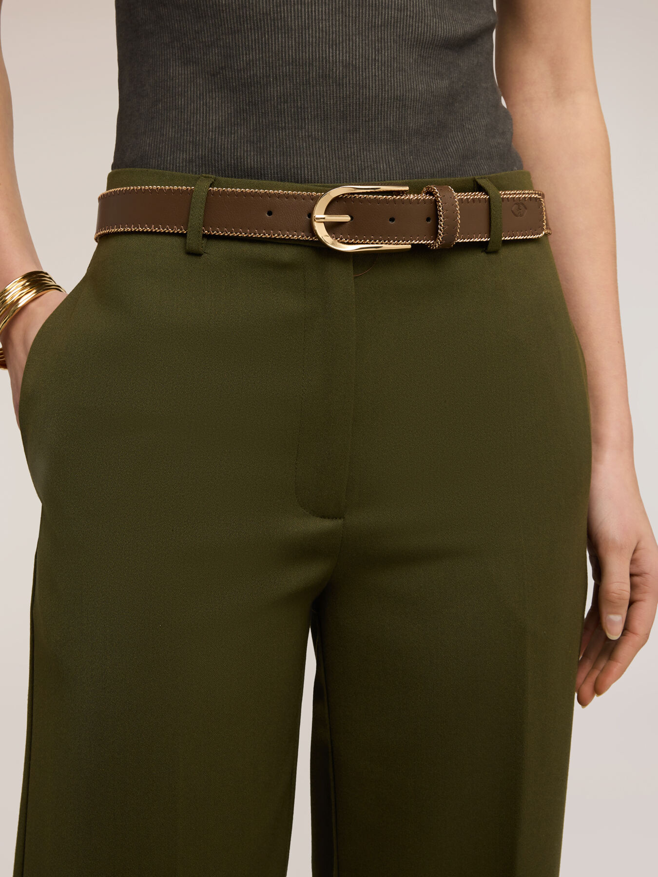 Chain weave belt image number 0