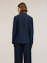 Blazer à simple boutonnage en denim mélangé lyocell image number 1