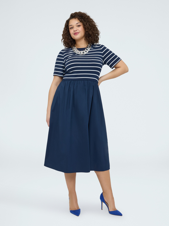 Vestido h&iacute;brido l&iacute;nea A