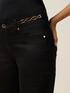 Pantaloni kick flare con dettaglio catena image number 2