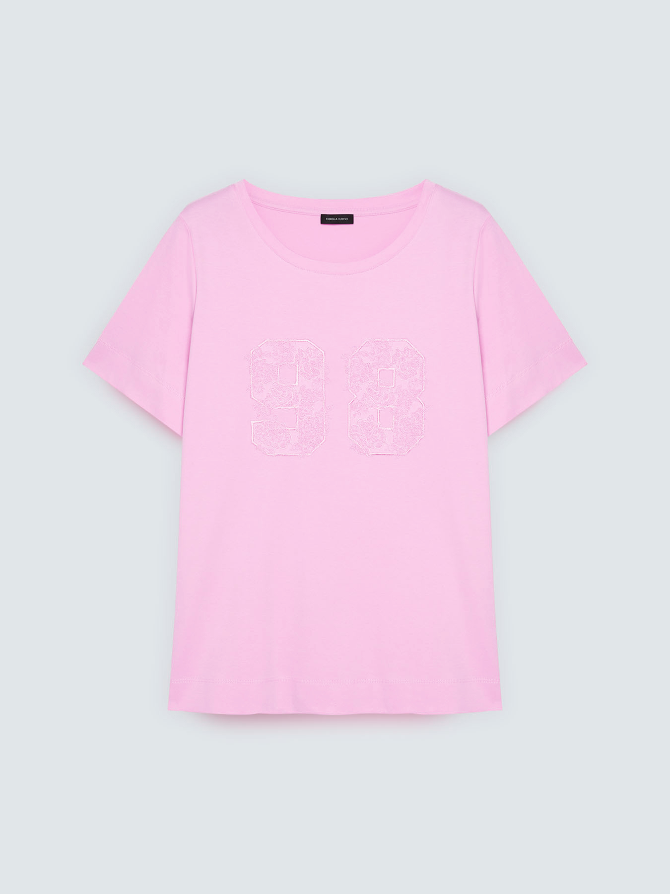 Cotton t-shirt with college mood image number 4