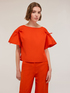 Bluse mit Zugband an den Ärmeln image number 3
