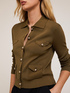 Cardigan in maglia con tasche image number 3