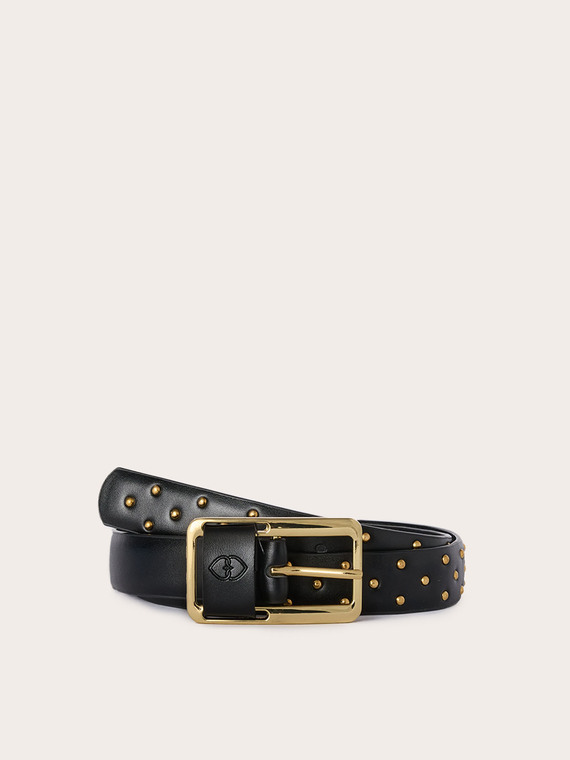 Belt with small studs