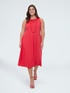 Free A-line cotton dress image number 0