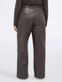 Gerade geschnittene Hose aus beschichtetem Stoff image number 1