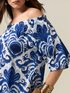 Off-shoulder blouse image number 2