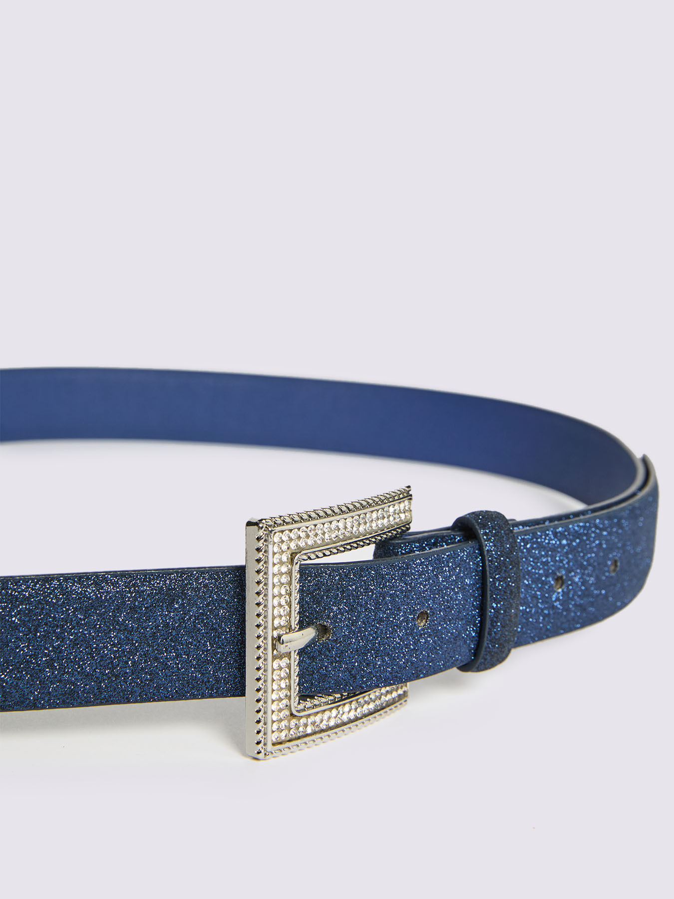 Gürtel mit glitzernder Schmuckschnalle image number 2