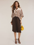 Oversize-Bluse aus Musselin mit Blumendruck image number 3