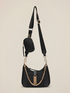 Shoulder bag with metal details image number 1