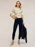 Chevron striped viscose blend sweater image number 2