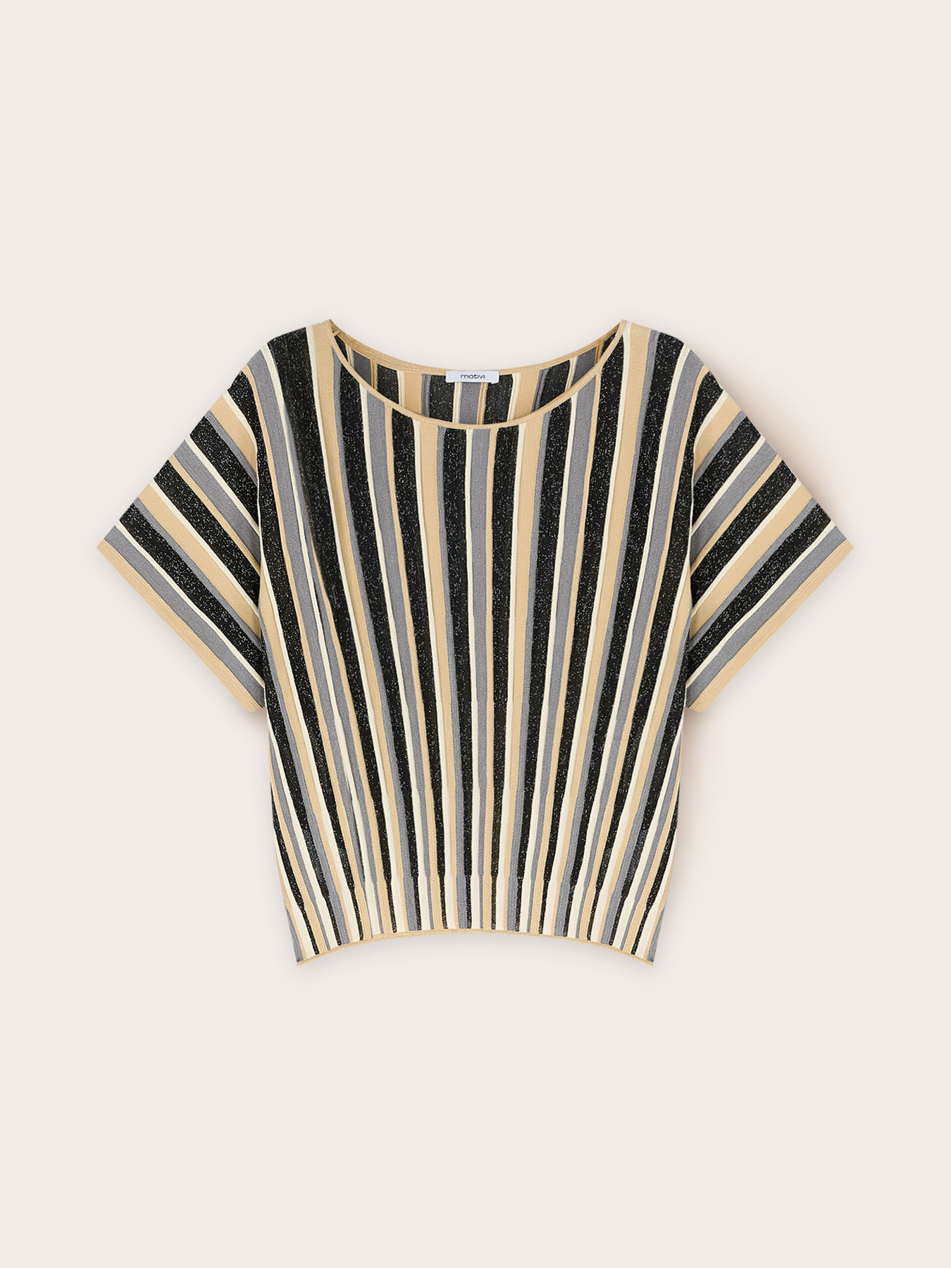 Kimono-Pullover aus Lurex image number 4