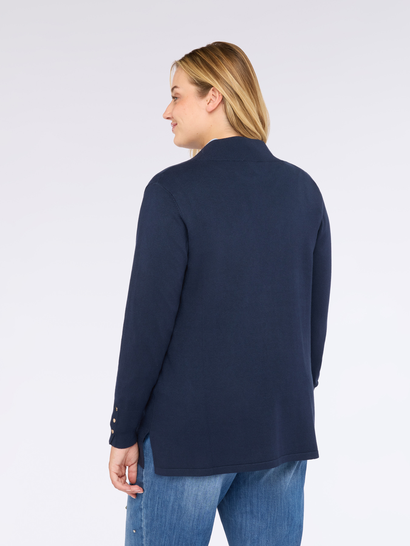 Cardigan in misto viscosa image number 1