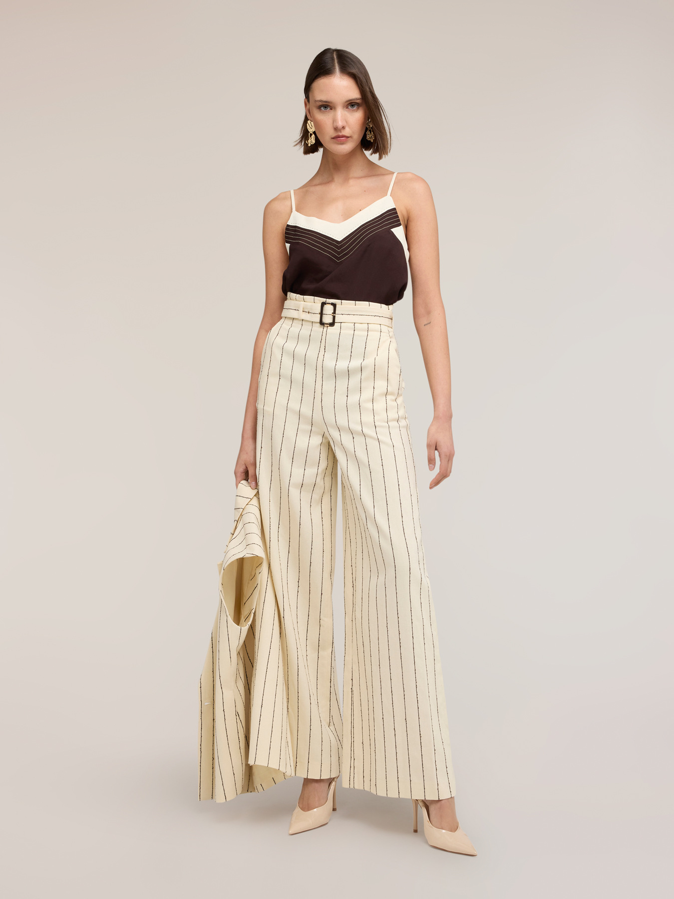 Cr&ecirc;pe de chine top The Tailoring Lab image number 2