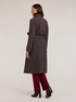 Tailored coat with belt image number 1