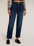 Jeans regular con applicazioni gioiello image number 0