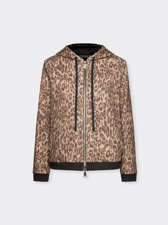 Animal print sweatshirt