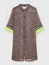 Kaftan-Shirt mit Animal-Print image number 5