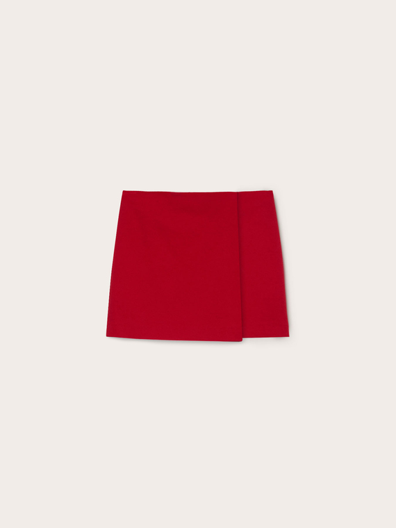 Short wrap skirt