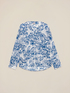 Patterned cotton voile shirt image number 3