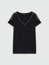 LENZING™ ECOVERO™ Embroidered Viscose T-Shirt image number 4