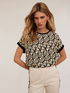 Kimono-Bluse mit Ring-Muster image number 2