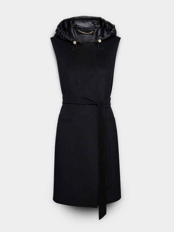 Cappotto sporty senza maniche